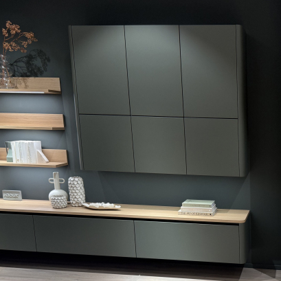 bosgroen trendkleur voor 2026, presenteerd op küchenmeile 2025