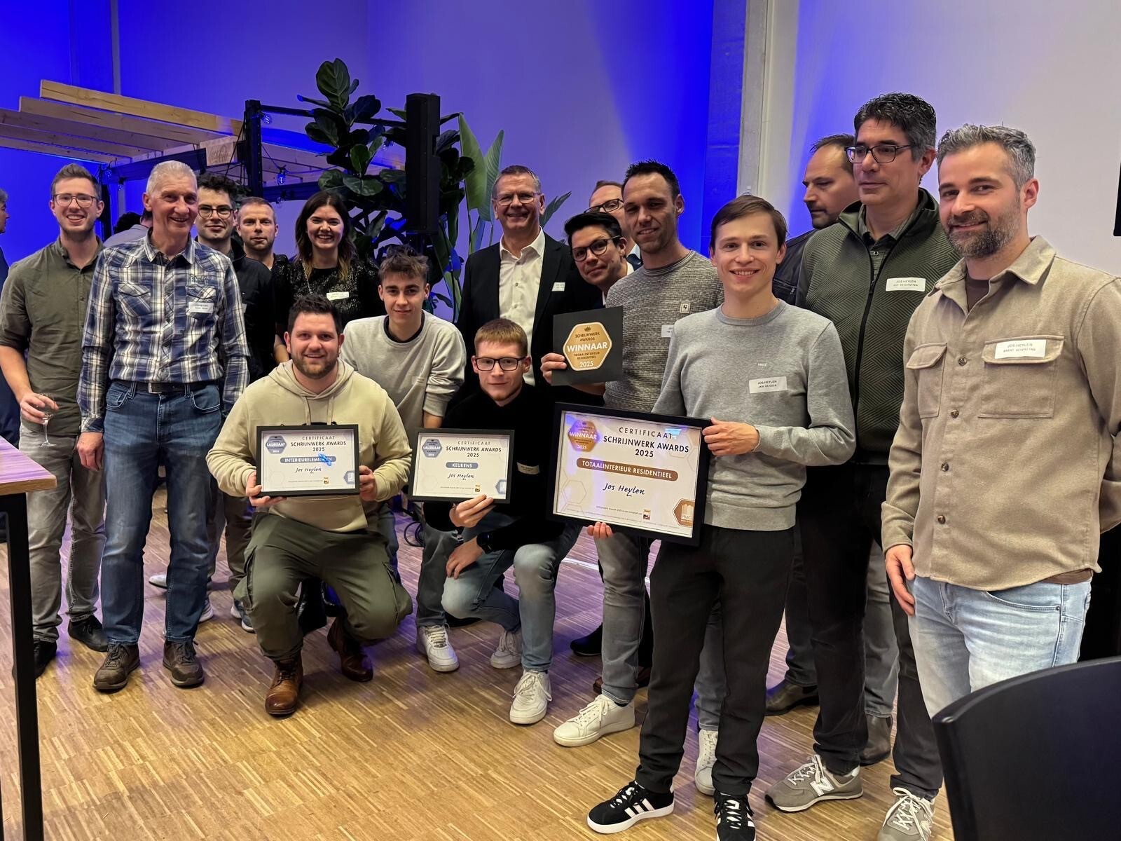 Jos Heylen remporte le 'Schrijnwerk Award'